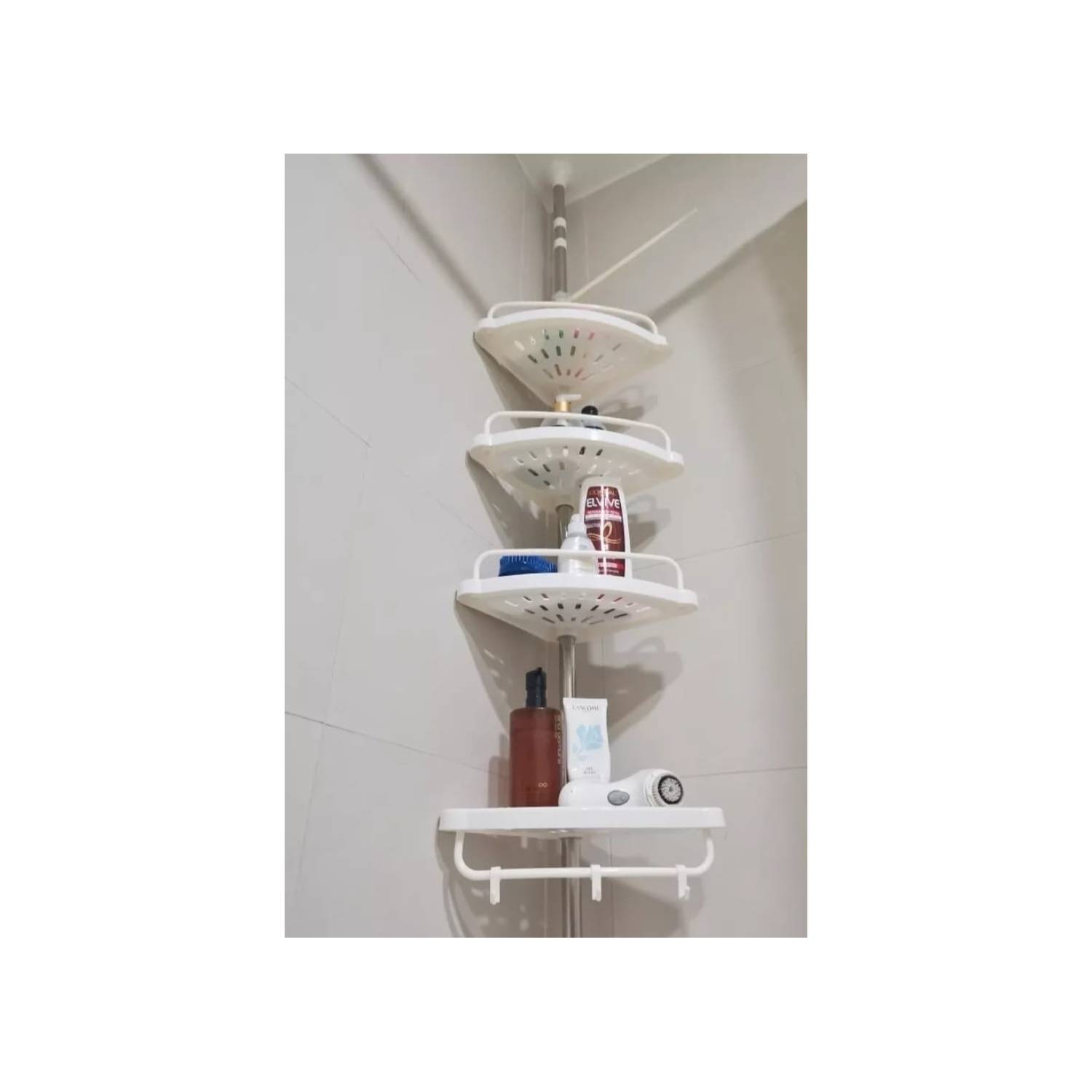 Organizador Esquinero de Baño – Práctico, Compacto y Elegante