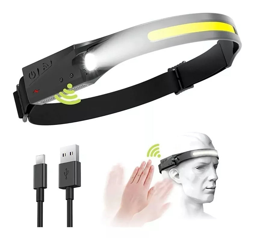 Linterna de Cabeza LED Ultra Brillante – Ideal para Trabajo y Aventura