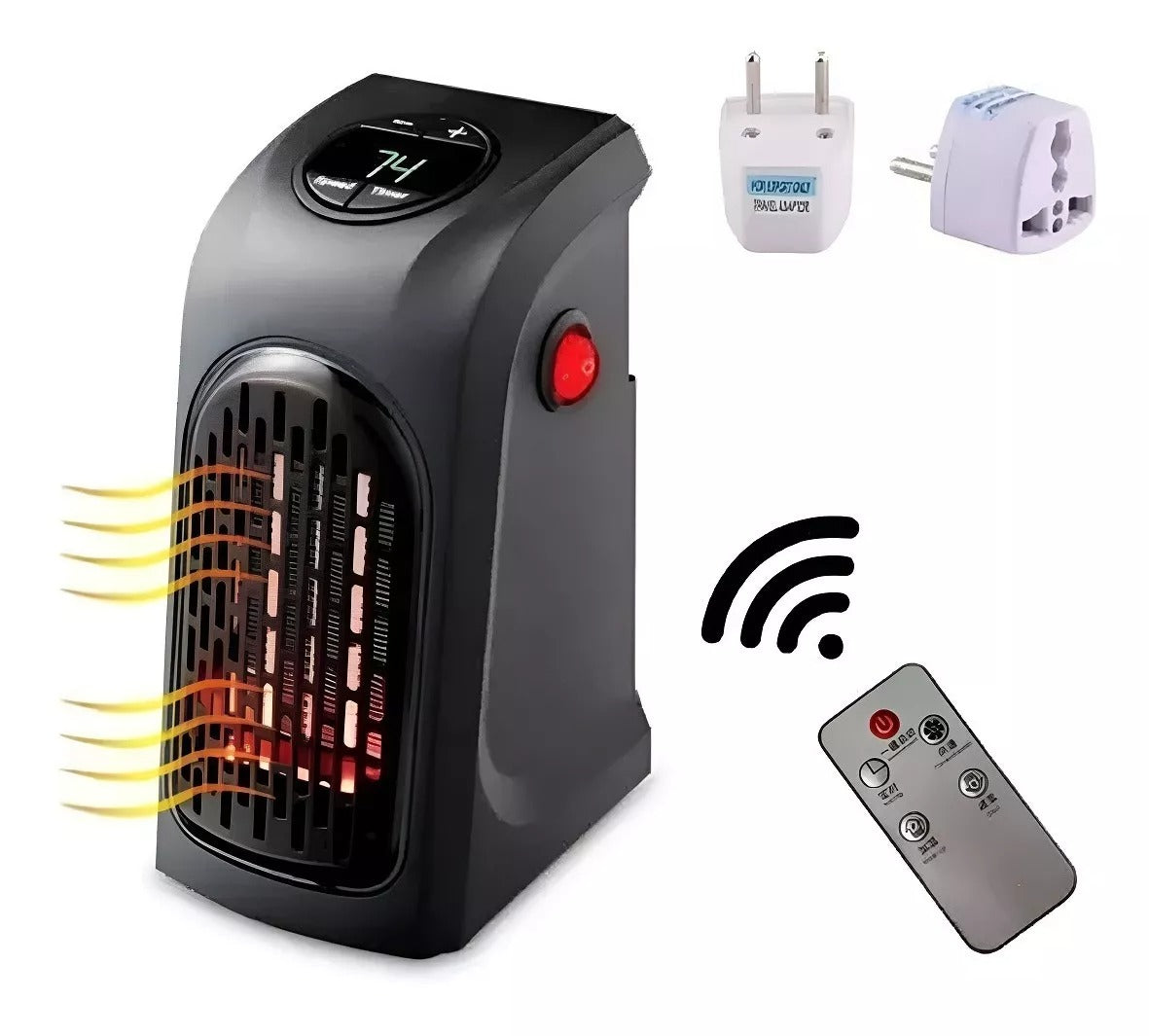 🔥 Pack x2 Calefactores Bajo Consumo 400W – Calor Eficiente y Portátil