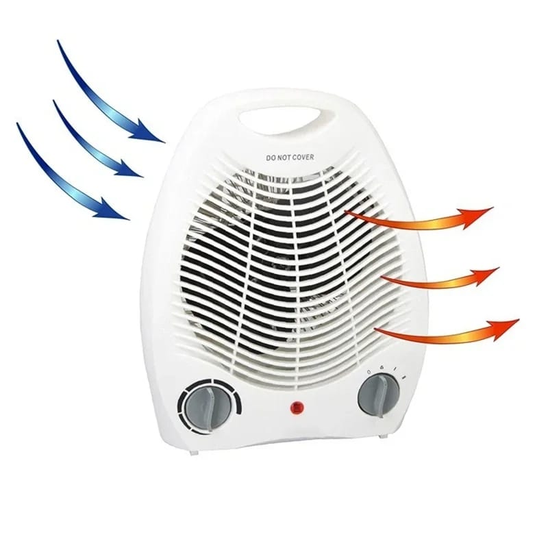 🔥 Calefactor Eléctrico Portátil 2000W | 3 Niveles de Calor con Protección Antisobrecalentamiento 🔥