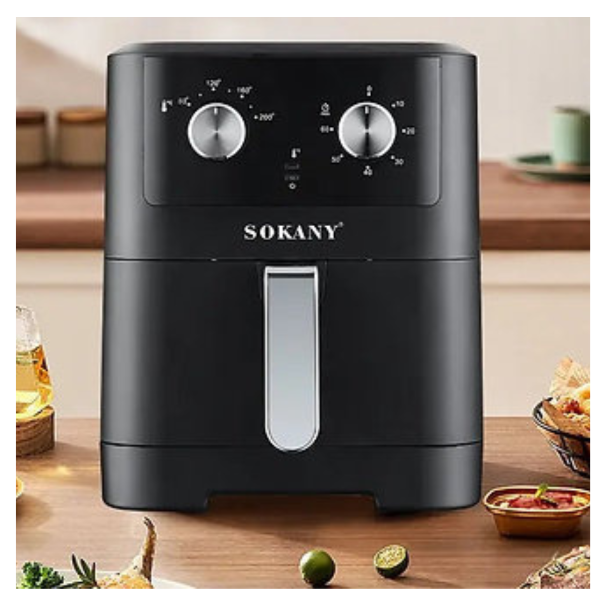 Air Fryer 8L de Alta Potencia | Comidas Crujientes y Saludables