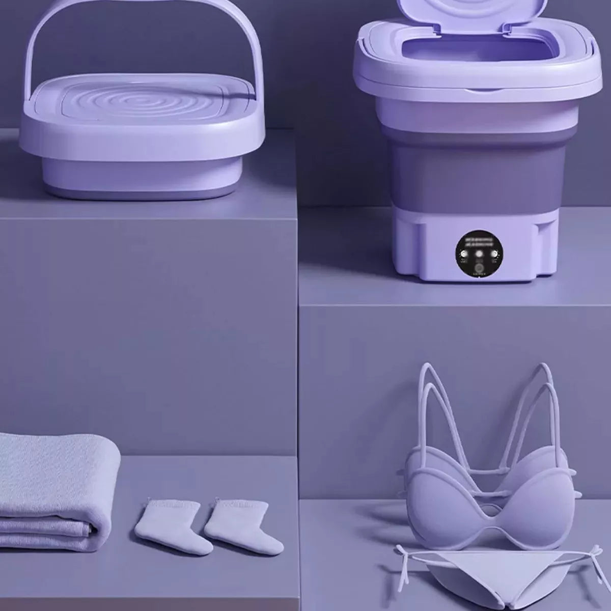 Mini Lavadora Portátil con Centrifugado | Compacta, Eficiente y Fácil de Usar
