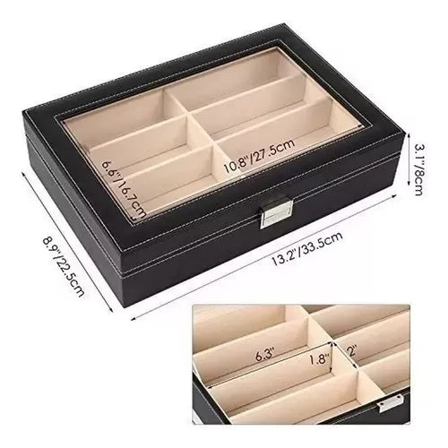 Organizador de Gafas para 8 Unidades – Almacenamiento Plegable y Portátil