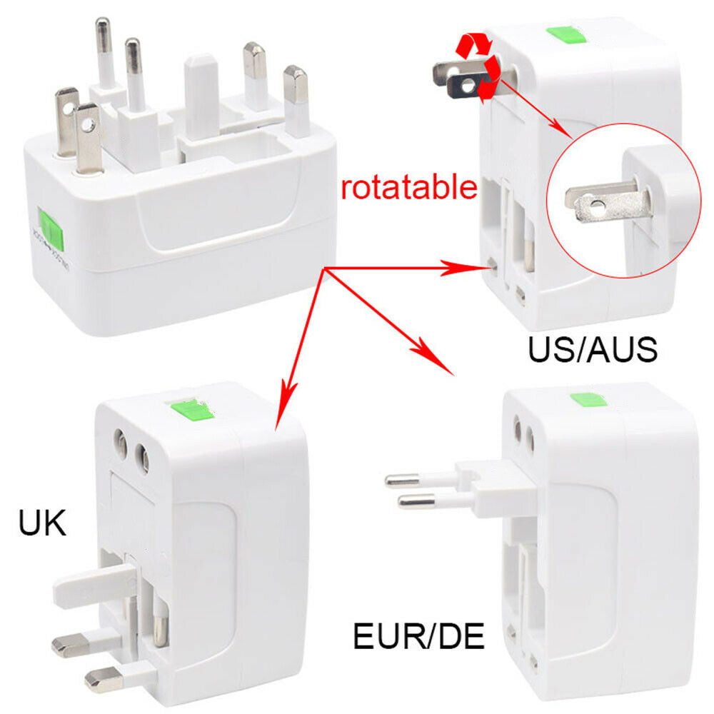 Adaptador Enchufe Universal de Viaje 150 Países