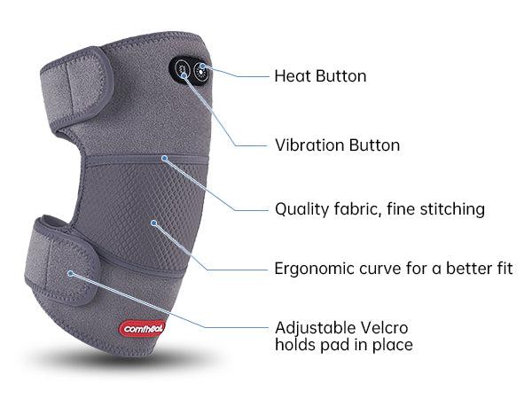 Rodillera Eléctrica con Calor y Masaje – Ideal para Artritis y Dolor Articular