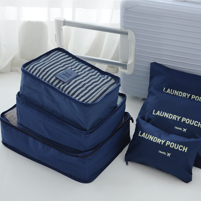 Juego de 6 Bolsas Organizadoras de Viaje – Práctico Set para Maletas y Equipaje