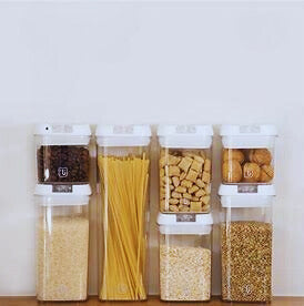 🥣 Set de 7 Contenedores Herméticos para Alimentos | Organización y Conservación Total en tu Cocina