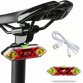 🔴 Luz LED Trasera para Bicicleta QX-W11 – Recargable y Resistente al Agua