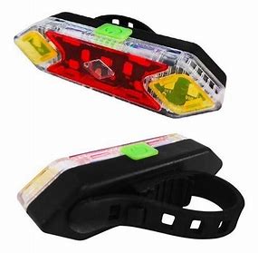 🔴 Luz LED Trasera para Bicicleta QX-W11 – Recargable y Resistente al Agua