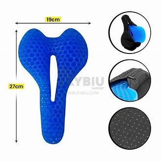 Cojín de Gel Ergonómico para Asiento de Bicicleta 🚴‍♂️ Máximo Confort en Cada Ruta